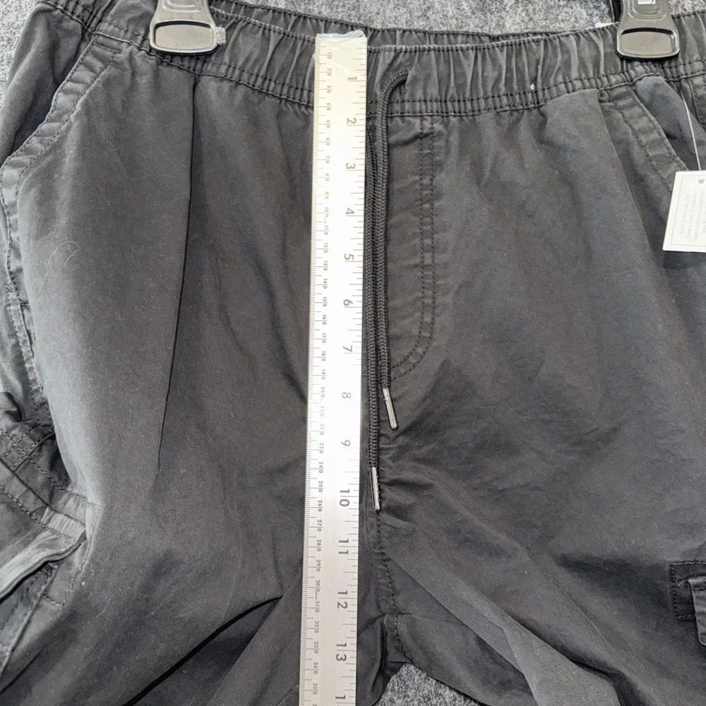 No Boundaries Cargo Pants Straight Fit Mens Sz M (32-34) Black Y2K Style Skater